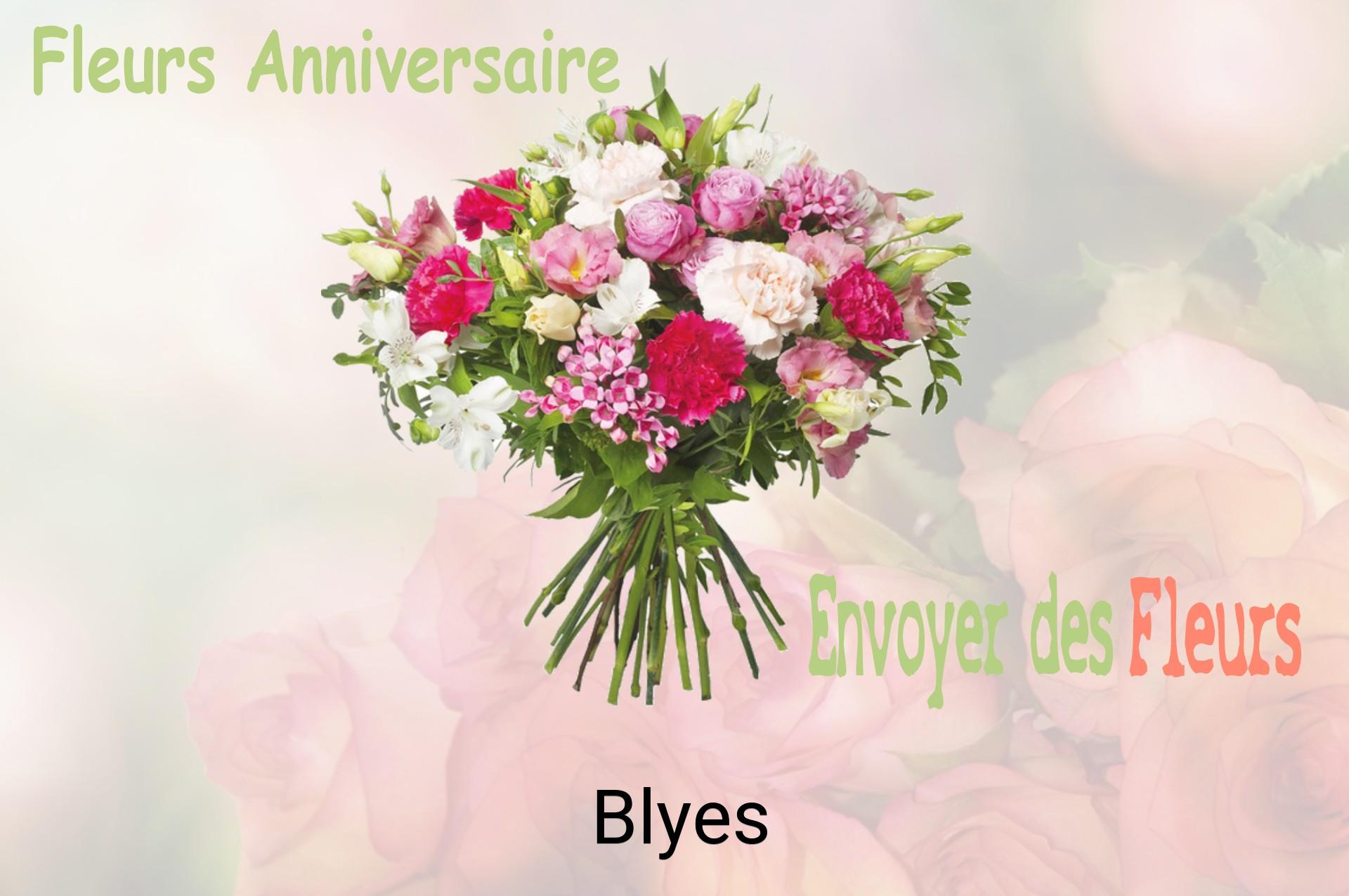 Bouquet de fleurs d’anniversaire livré à Blyes