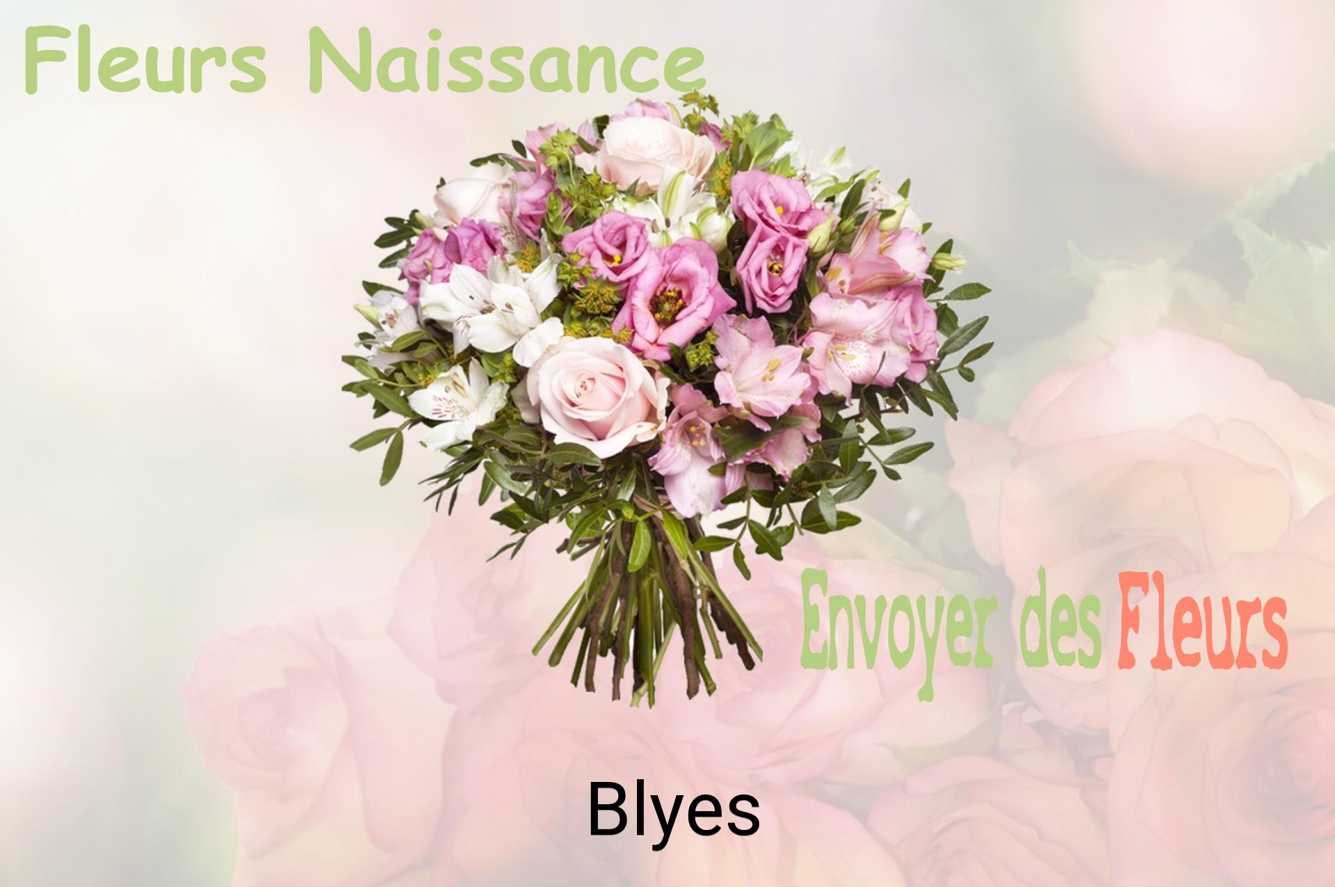 Bouquet de fleurs de naissance livré à Blyes